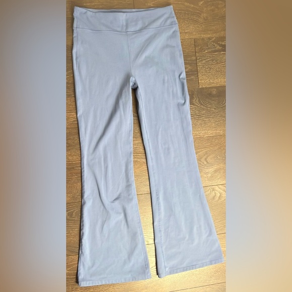 Light Blue Flared Leggings - Picture 1 of 6